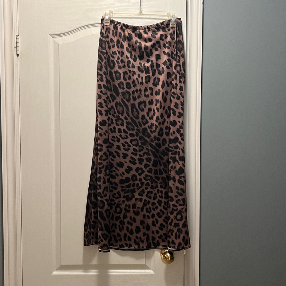 Leopard Print Skirt